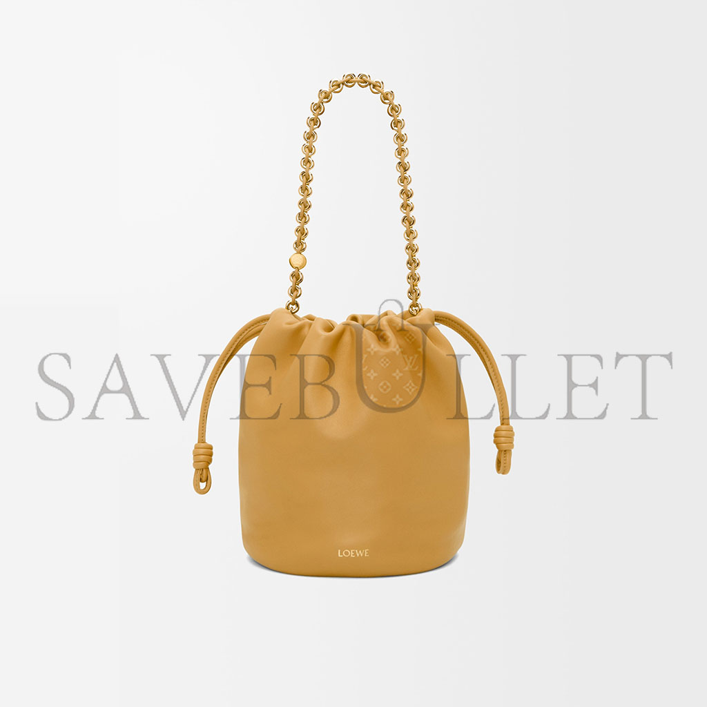 LOEWE FLAMENCO PURSE BUCKET IN MELLOW NAPPA LAMBSKIN 0011054657 (32*24*17cm)